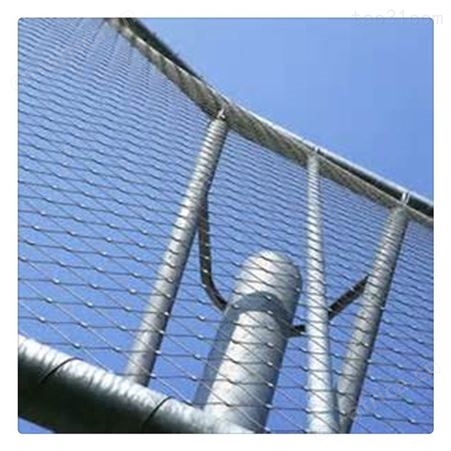 石家庄不锈钢绳防坠网 西润生产柔性防坠网 结实美观304钢丝绳网