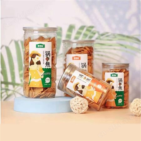 锅巴烧烤味花椒味248g桶装休闲零食食品商超渠道