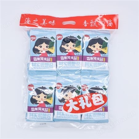 龙珠 批发海苔原味礼包 儿童海苔大礼包 即食海苔 休闲小零食