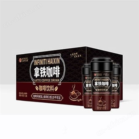 拿铁咖啡饮料400mlx15瓶整箱销售商超渠道浓香风味