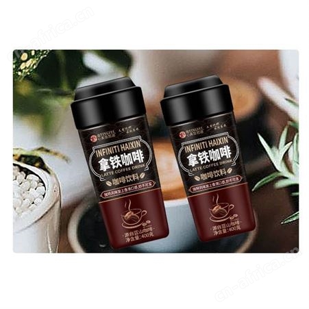 拿铁咖啡饮料400mlx15瓶整箱销售商超渠道浓香风味