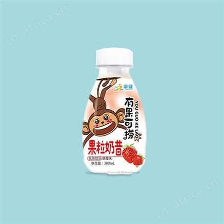 增健有果可捞果粒奶昔饮品380ml新鲜奶源不加防腐剂