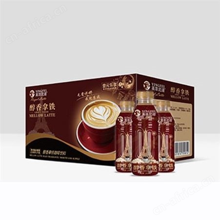 醇香拿铁430mlx15瓶整箱销售咖啡饮料商超渠道