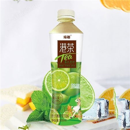 泰式青柠茶饮料500ml港茶饮品果味茶饮品商超渠道