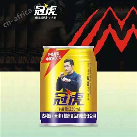 冠虎维生素强化饮料250ml补充能量功能饮料易拉罐装