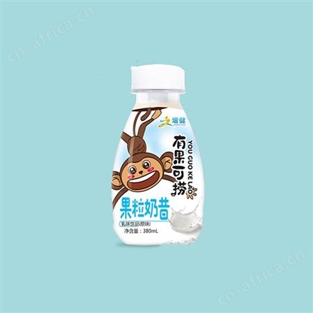 增健有果可捞果粒奶昔饮品380ml新鲜奶源不加防腐剂