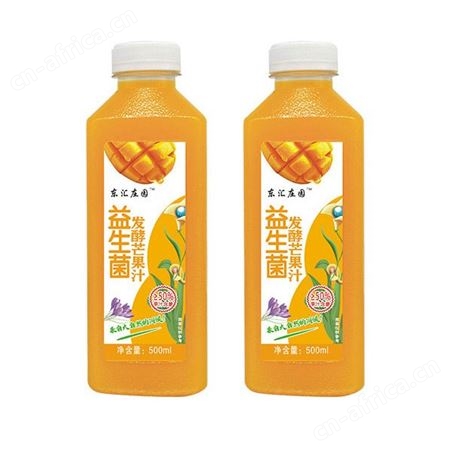 益生菌发酵芒果汁500ml瓶装果味果汁饮料芒果果汁