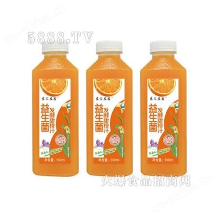 益生菌发酵甜橙汁500ml果味果汁饮料商超渠道