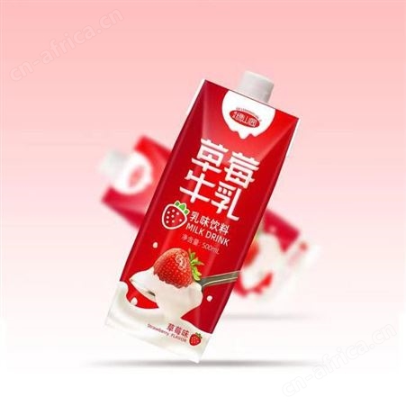 草莓牛乳乳味饮料500ml果味奶优质奶源商超渠道