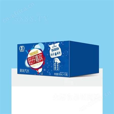 旺仔嘉宾冰橙橙味汽水500ml*15果味l碳酸饮料