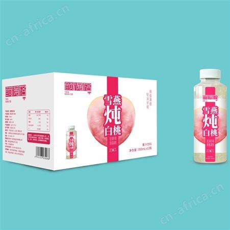 颜满格雪燕炖白桃果汁饮料夏日美味饮品果味果汁