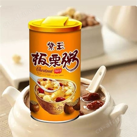 紫玉板栗粥方便即食粥营养代餐整箱销售商超渠道