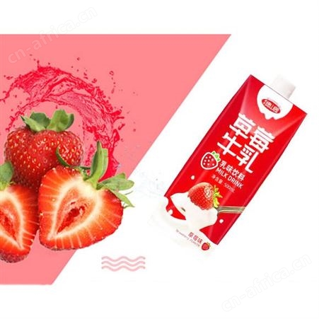 草莓牛乳乳味饮料500ml果味奶优质奶源商超渠道