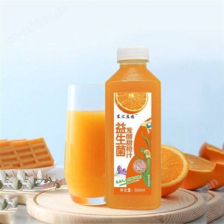 益生菌发酵甜橙汁500ml果味果汁饮料商超渠道