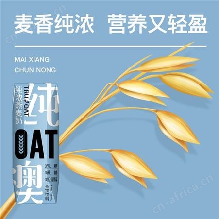 纯浓燕麦奶0乳糖0蔗糖0250ml谷物饮料