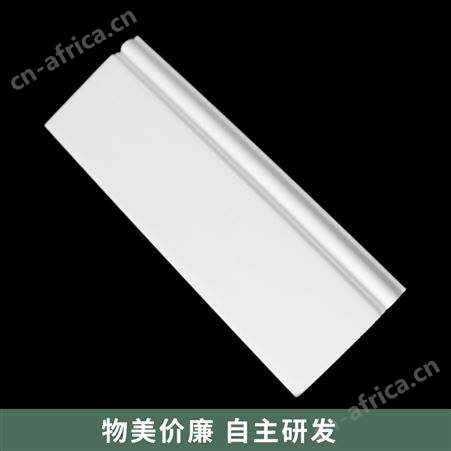 宇翔 高密度白色踢脚线 全新欧式PS线条材质耐磨防水