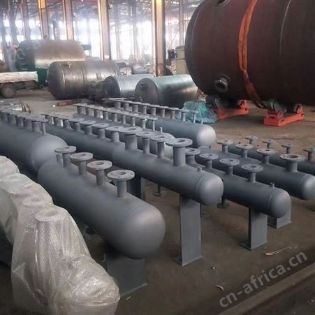 分集水器 集气缸 碳钢不锈钢 分水器 DN600 蒸汽分汽缸加工定做