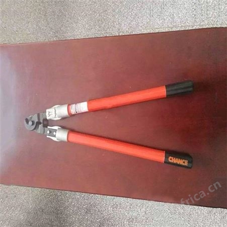 美国HUBBELL绝缘手柄导体切刀C4031421绝缘断线剪软质电缆剪继开