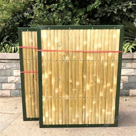 救灾竹板床应急救援折叠床单层185*70*35cm户外单双人平板床继开