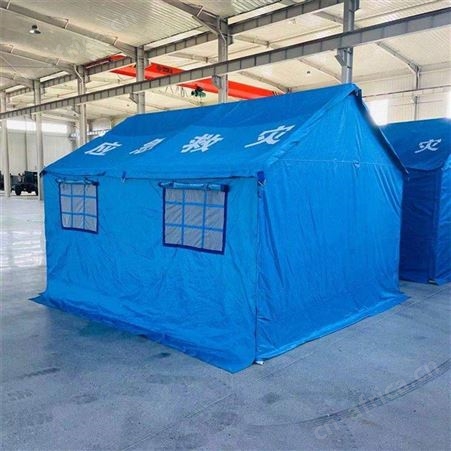 民政救灾帐篷牛津布抗风帐篷双坡面工程帐篷临时休息单帐篷继开