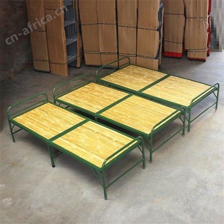 救灾竹板床应急救援折叠床单层185*70*35cm户外单双人平板床继开
