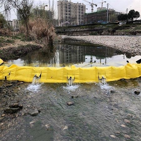 PVC软体水坝抗洪抢险救援注水式堵水袋堤坝维修便携阻水坝继开