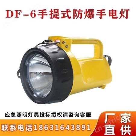可携式船用手电灯DF-6强光救援灯干电池手提式防爆手电灯CCS继开