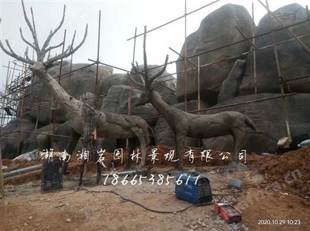梧州美丽农村塑石假山公司 园林景观假山公司 假山制作公司