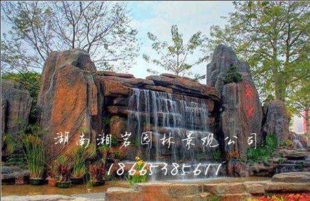 百色塑石假山制作 塑山假山 园林景观塑石假山设计公司 湘岩园林假山公司