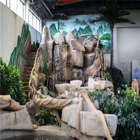 门头连锁装饰假山制作厂家 银川过山车假山 无中间商