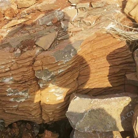 人工湖驳岸石 假山石批发 河道护坡千层石 文建石材
