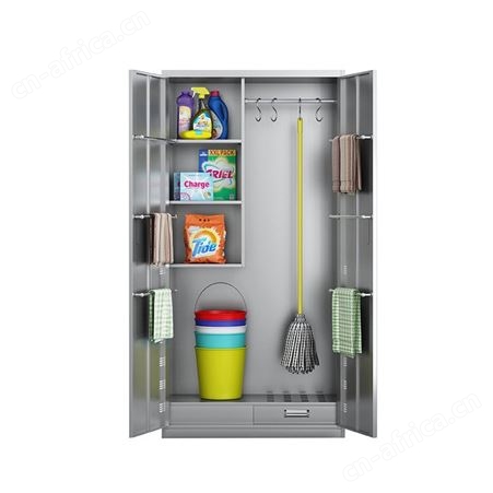 不锈钢清洁卫生柜 工具收纳柜卫生间拖把柜子扫把存放柜