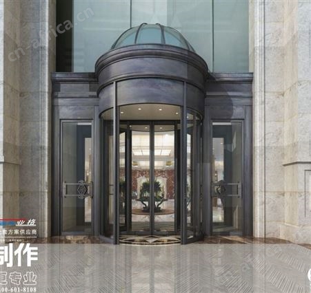 安康旋转门两翼按需定制2
