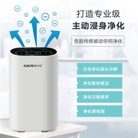 GKN格卡诺空气净化器家用除甲醛雾霾PM2.5智能负离子净化器礼品