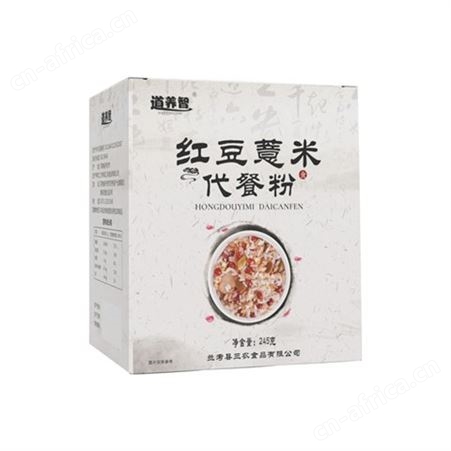 道养智红豆薏米代餐粉精选五谷每盒七小袋共245g