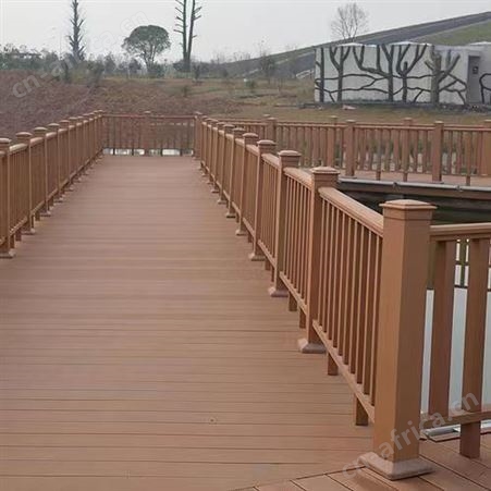 木塑地板户外PE 圆孔塑木防水防腐庭院露台庭阁室外150*30地板