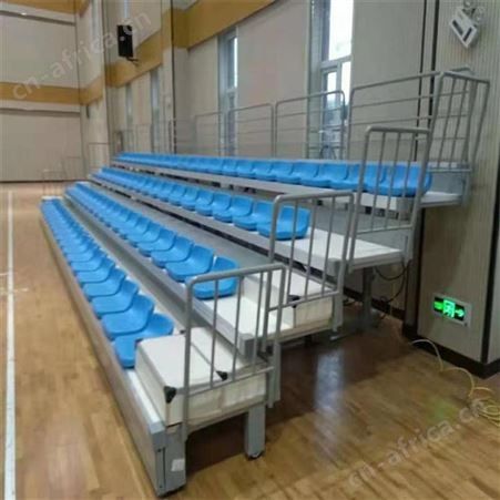 华丽体育电动伸缩看台活动看台座椅 体育场馆会议室专用座椅