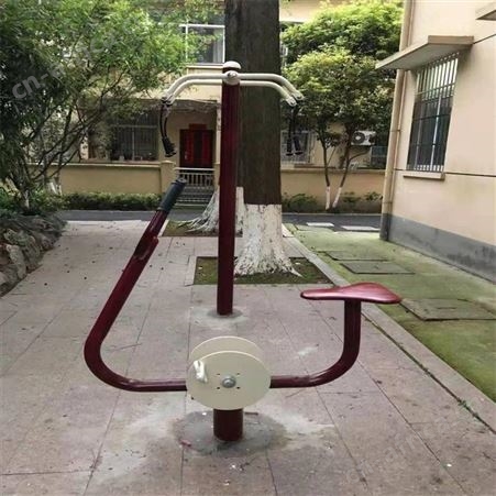 华丽体育户外健身器材广场小区室外塑木双人漫步机健身路径老人用路径