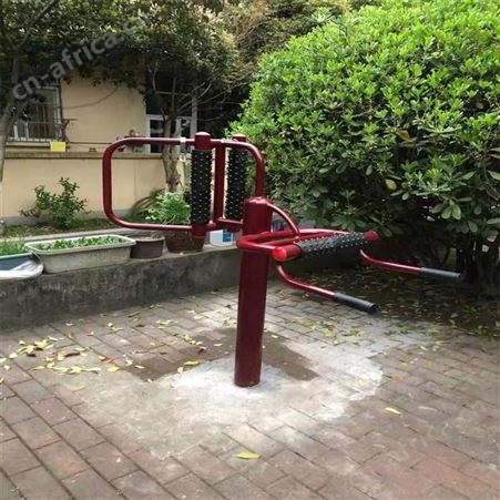 华丽体育户外健身器材/路径/小区公园社区广场运动设施塑木双位太空漫步机