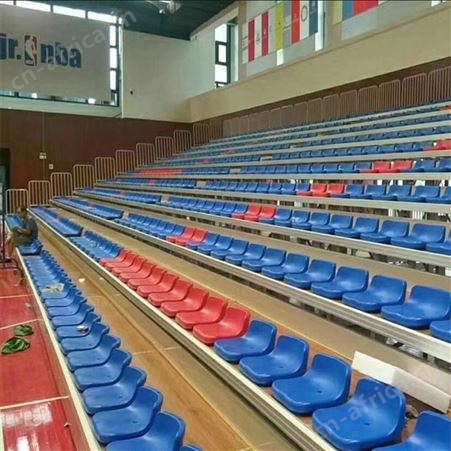 华丽体育软包观众席活动看台座椅体育场馆看台椅子室外伸缩看台