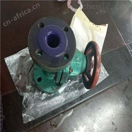 G41TC手动搪玻璃隔膜阀