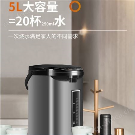 电热水瓶家用304不锈钢内胆多段控温烧水壶5升L电热水壶开水煲