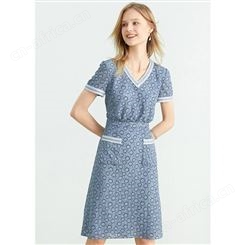 广州服装批发市场拿美哥弟连衣裙批发库存尾货女装