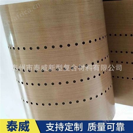 常州侨尔瑞厂家生产串焊机输送带 定制打孔特氟龙输送带 新能源串焊机传送带