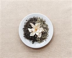 青岛奶茶原料 圣旺厂家栀子绿茶
