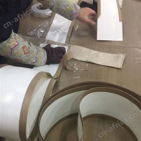 侨尔瑞供应0.08mm特氟龙高温布特氟龙输送皮带