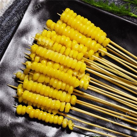 玉米粒小串 炸串半成品批发 速冻玉米粒小吃食材供应