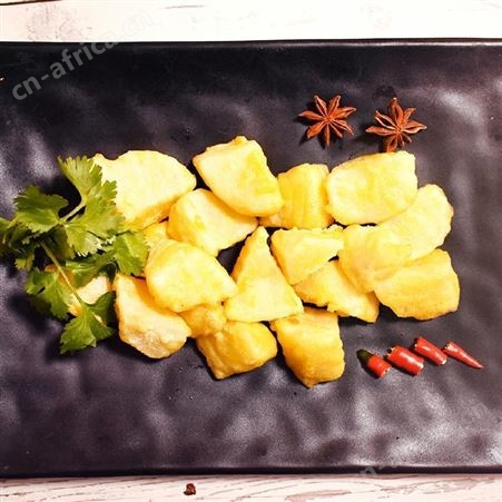 锅巴土豆2斤/袋 冷冻炸土豆块批发 网红土豆小吃食材