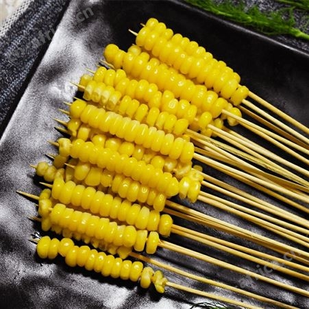 网红玉米粒串 冷冻甜糯玉米小串5000串 加工炸串半成品