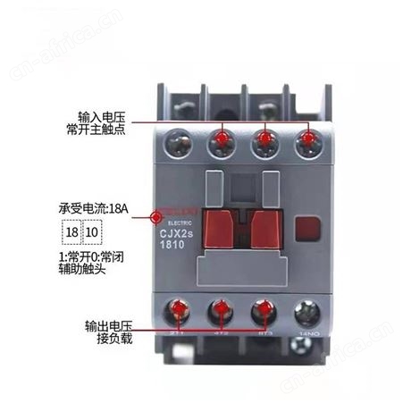 溢盈机械 交流接触器CJX2s-1210 18 25 32 40 50 65 220V三相380v